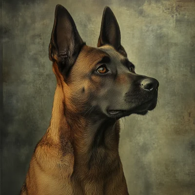 Alert Malinois