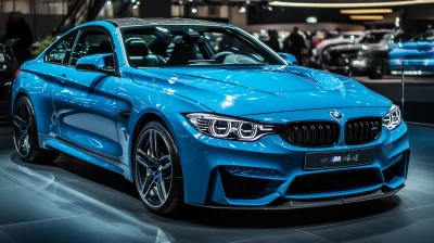 Bright Blue BMW M4