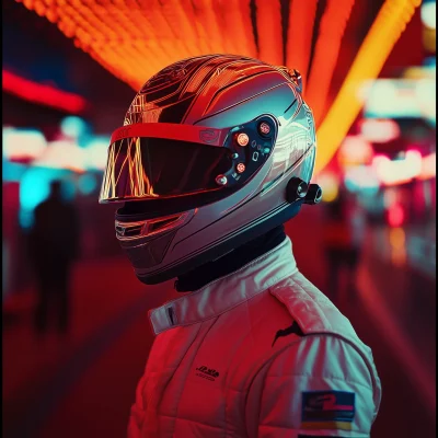 Racing Driver Portrait