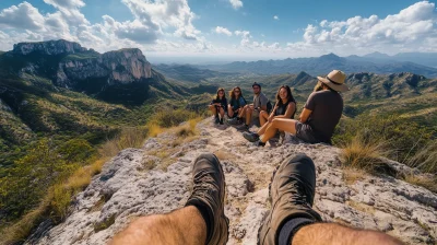 Hiking with Friends in Mexico