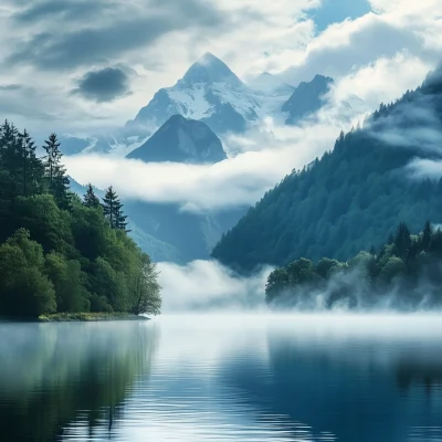 Serene Mountain Landscape