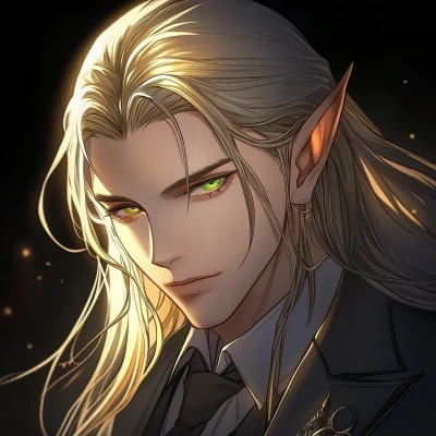 Elegant High Elf Man