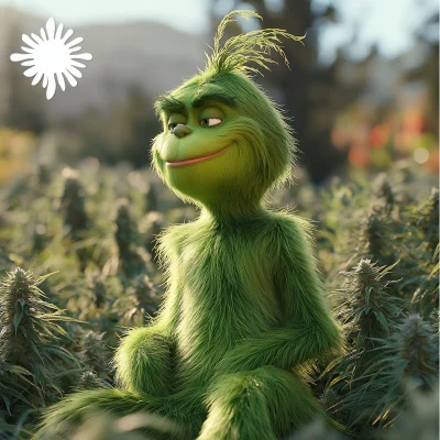 The Grinch in a Cannabis Field