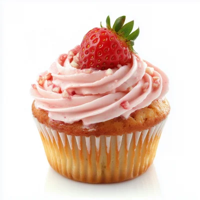 Strawberry Whipped Cream Muffin