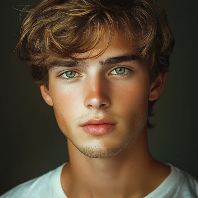 Handsome Young Man Portrait