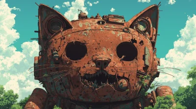 Giant Cat Robot