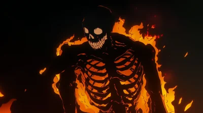 Burning Skeleton