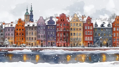 Christmas Tenement Houses