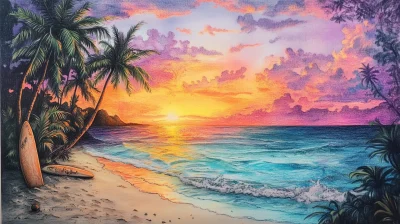 Hawaii Beach Sunset