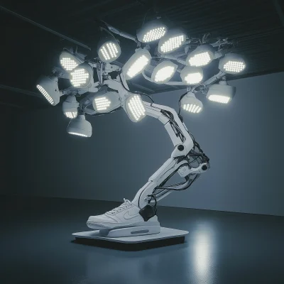 Contemporary Robotic Art Installation