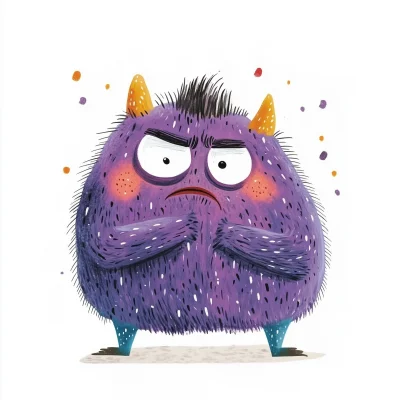 Skeptical Lilac Monster