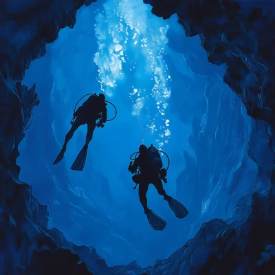 Mysterious Underwater Cave