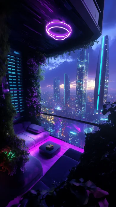 Futuristic Penthouse Paradise