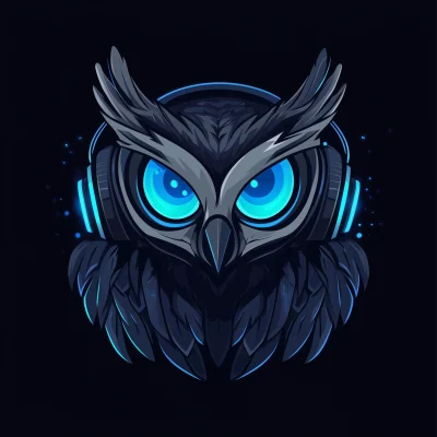 Robotic Owl Headshot