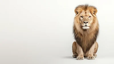 Majestic Lion Portrait