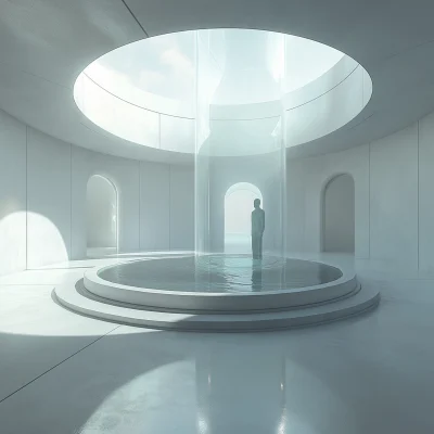 Futuristic MRI Room