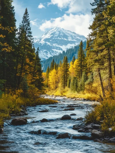 Snowy Grand Teton