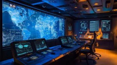 Futuristic Military Command Center