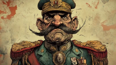 Caricature of Dictator