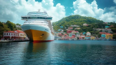 Cruise Ship at Kingstown Harbor