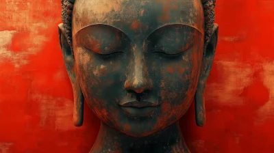 Abstract Buddha Art