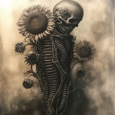 Biomechanical Sunflowers