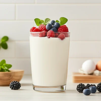 Delicious Yogurt with Berries