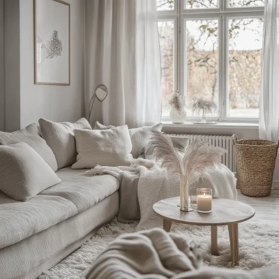 Cozy Scandinavian Living Room