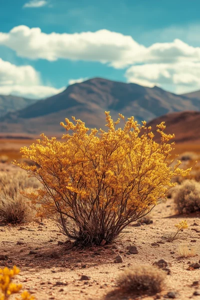 Littleleaf Cordia Bush in Desert