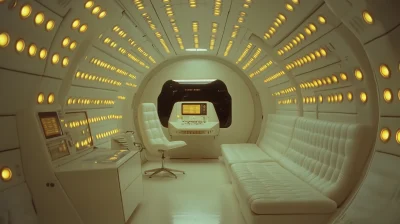 Retro Futuristic Control Room