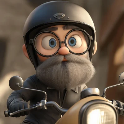 Pixar Character on Triumph