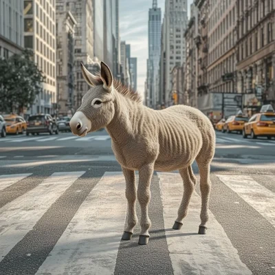 Donkey in NYC