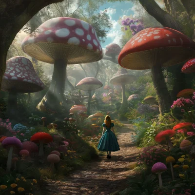 Alice in Wonderland Background