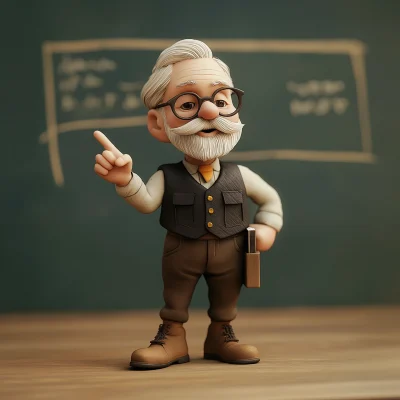 Iconic German Teacher Figure