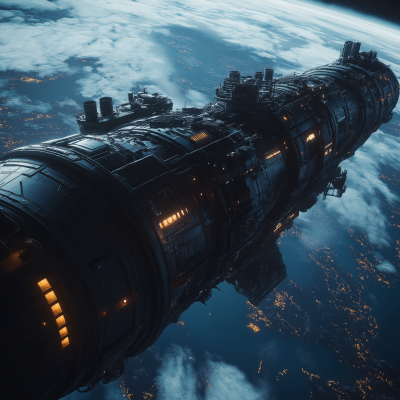 Cylindrical Space Station