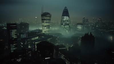 Futuristic London at Night