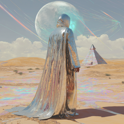 Sufi Mystic in Radiant Apparel