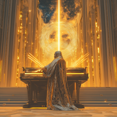 Sufi Mystic in Ancient Temple