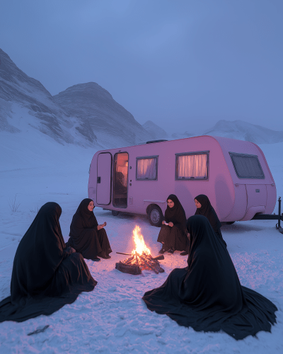 Desert Campfire Gathering