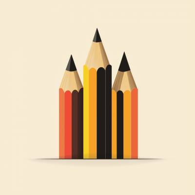 Modern Pencil Logo
