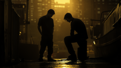 Tough Guys at the Dock