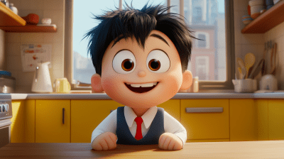 3D Animated Cartoon Character