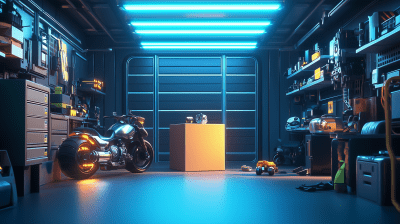 Futuristic Storage Garage