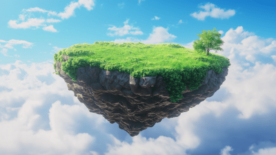 Floating Island in the Sky