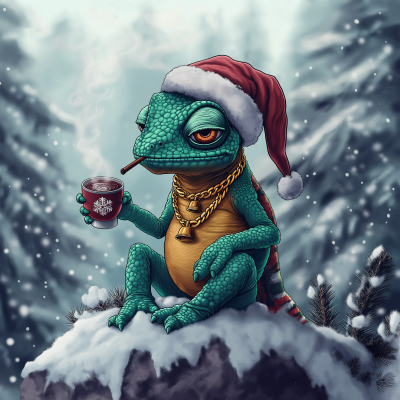 Festive Chameleon