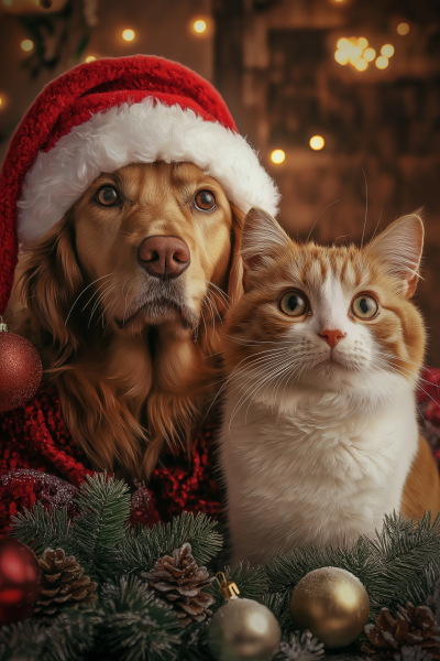 New Year Celebration with Pets