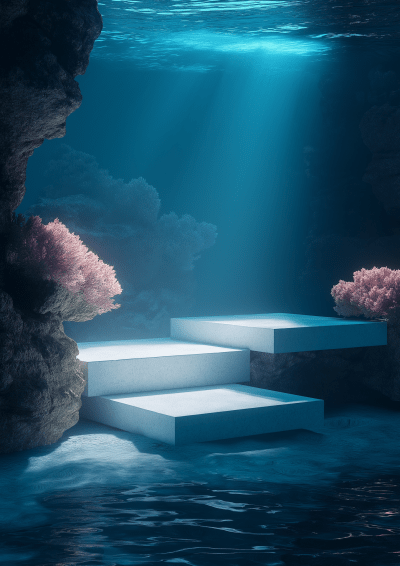 Underwater Minimalist Landscape