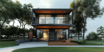 Two Story Simple Container House