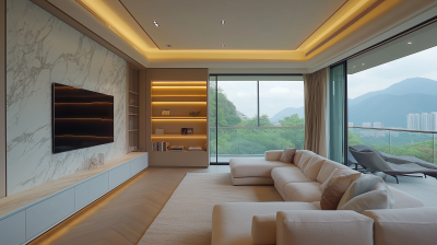 Modern Minimal Living Room