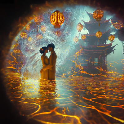 Surreal Dance Reflection
